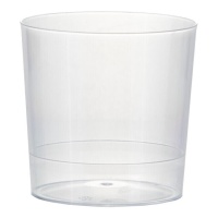 Copos de plástico transparente de 330 ml - 24 unidades.