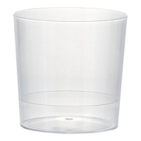 Copos de plástico transparente de 330 ml - 24 unidades