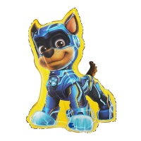 Paw Patrol Chase poderoso balão amarelo 61 x 43 cm - Grabo