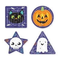 Pack de labirintos Halloween Trick or Treat - 4 unidades