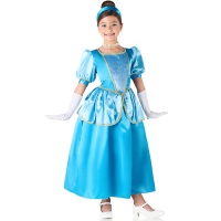 Fato de princesa azul para rapariga