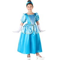 Fato de princesa azul para menina