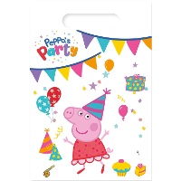 Sacos de Peppa Pig - 6 unidades
