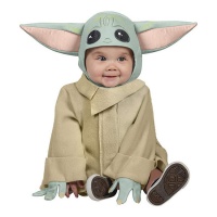 Disfarce de Baby Yoda The Mandalorian de Star Wars para bebé
