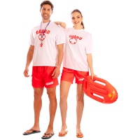 Fantasia de salva-vidas para adulto