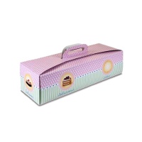 Caixa 35,5 x 13 x 10 cm para bolos rectangulares decorados