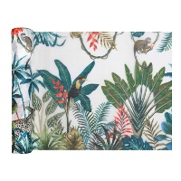 Caminho de mesa tropical de 30 cm - 5 m