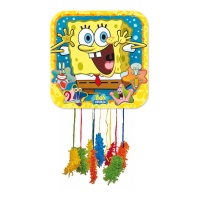 Pinhata de Bob Esponja e seus amigos de 43 x 43 cm