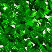 Confetis verdes de folha metalizada 14 gr