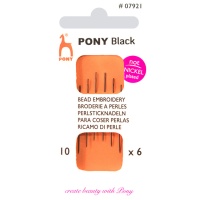 Agulhas de costura Pearl nº 10 - Pony - 6 unidades