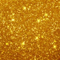 Purpurina dourada comestível em saqueta - Rainbow Dust