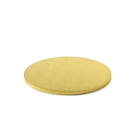 Base redonda dourada para bolos de 30,5 x 30,5 x 1,2 cm - Decora
