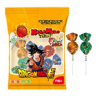 Pirulitos de Dragon Ball explosão de cola de 20 gr