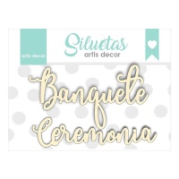 Cartolina Banquete e Cerimónia - Artis decor - 2 peças
