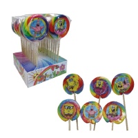 SpongeBob SquarePants 50g chupa-chupas redondas - 24 pcs.