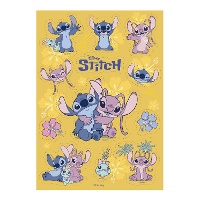 Oblatas comestíveis recortáveis de Stitch e Angel - Dekora - 12 unidades