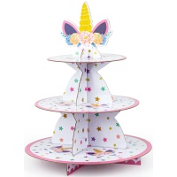 Suporte para cupcake de unicórnio
