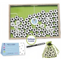 Quadro de assinaturas para Primeira Comunhão - futebol