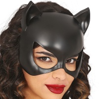 Máscara de mulher gata negra