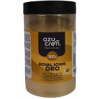 Glace Real em pó dourado de 150 gr - Azucren