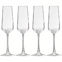 Conjunto de 4 taças para espumante - 220 ml