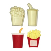 Batatas e moldes para bebidas - JEM - 2 pcs.