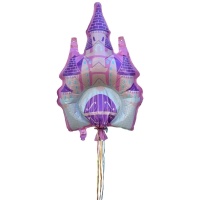 Piñata reutilizável do castelo da princesa
