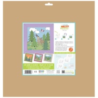 Kit de Molduras para colorir a floresta - 21 peças