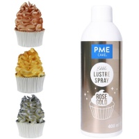 Spray de efeito brilhante comestível 400 ml - PME