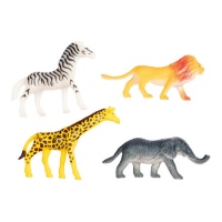 Figuras de animais sortidos - 4 peças