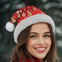 Gorro de Papai Noel de Gengibre