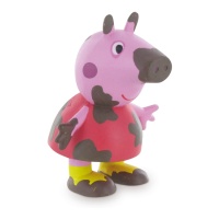 Peppa Pig topo de bolo em barro 6,5 cm - 1 peça