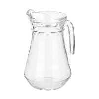 Jarra de 1,3 L transparente com alça