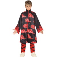 Roupa Akatsuki Naruto Ninja para criança