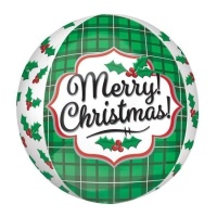 Balão Merry Christmas Orbz 38 x 40 cm - Anagrama