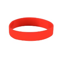Pulseira de silicone infantil de 1 cm - 50 unidades