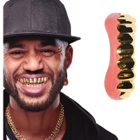 Grill dental dourado para adulto