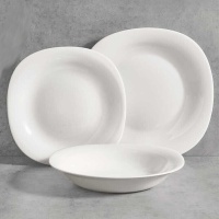 Conjunto de Louças Quadradas - 18 Peças