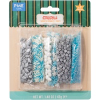 Kit de confeitos sortidos para sorvetes 7 variedades - PME - 42 gr