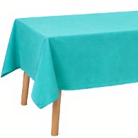 Toalha de mesa em plástico com efeito têxtil - 1,80 x 1,20 m