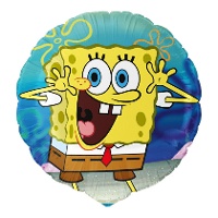 Balão de Bob Esponja sorridente de 46 cm