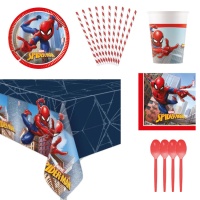Pacote para festa do Homem-Aranha - 8 pessoas