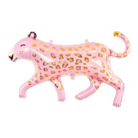 Balão Silhueta XL de Leopardo de 103 x 63 cm - PartyDeco