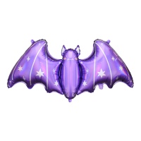 Balão morcego roxo 119,5 x 51 cm - PartyDeco