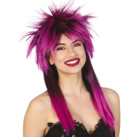 Peruca rocker lilás