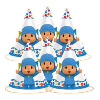 Chapéus de Festa Pocoyo - 6 unidades