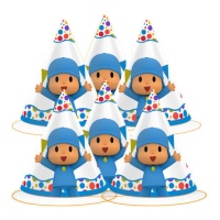 Chapéus de festa Pocoyo - 6 unidades