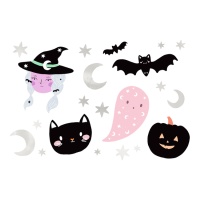 Tatuagens temporárias Hocus Pocus sortidas - 20 unidades