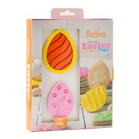 Conjunto de cortadores e marcadores para biscoitos de Páscoa