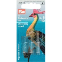 Agulhas de bordar Crewel nº 5 - 10 - Prym - 16 unid.